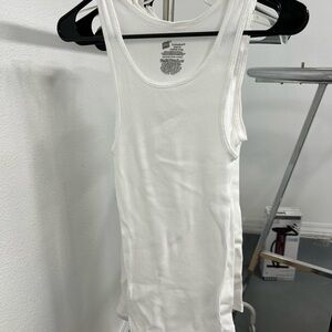 Hanes White ComfortSoft Tank set of 6